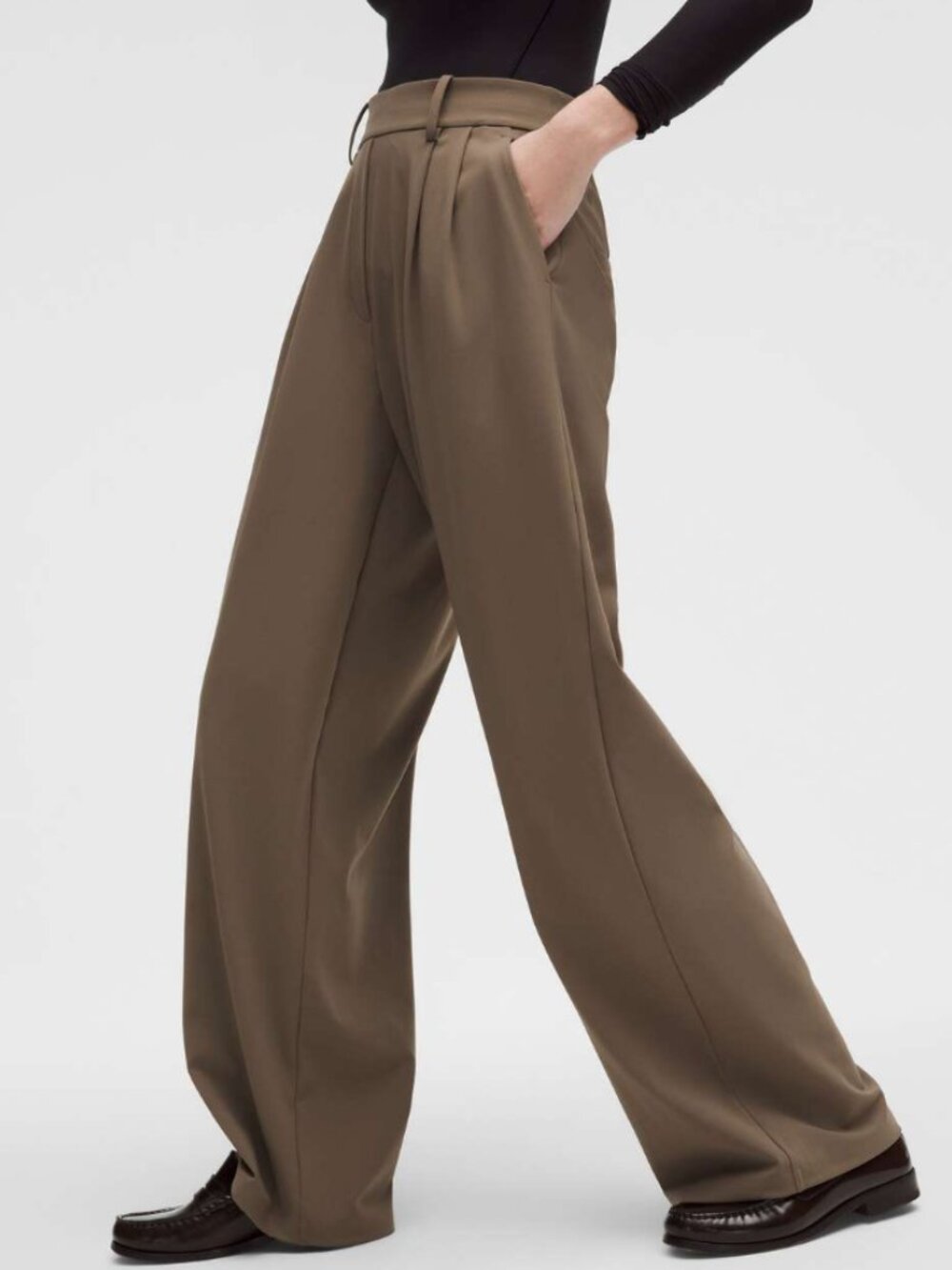 NWOT Lululemon Daydrift High-Rise Trouser *Regular nomad beige khaki brown tan